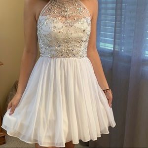 White homecoming dress